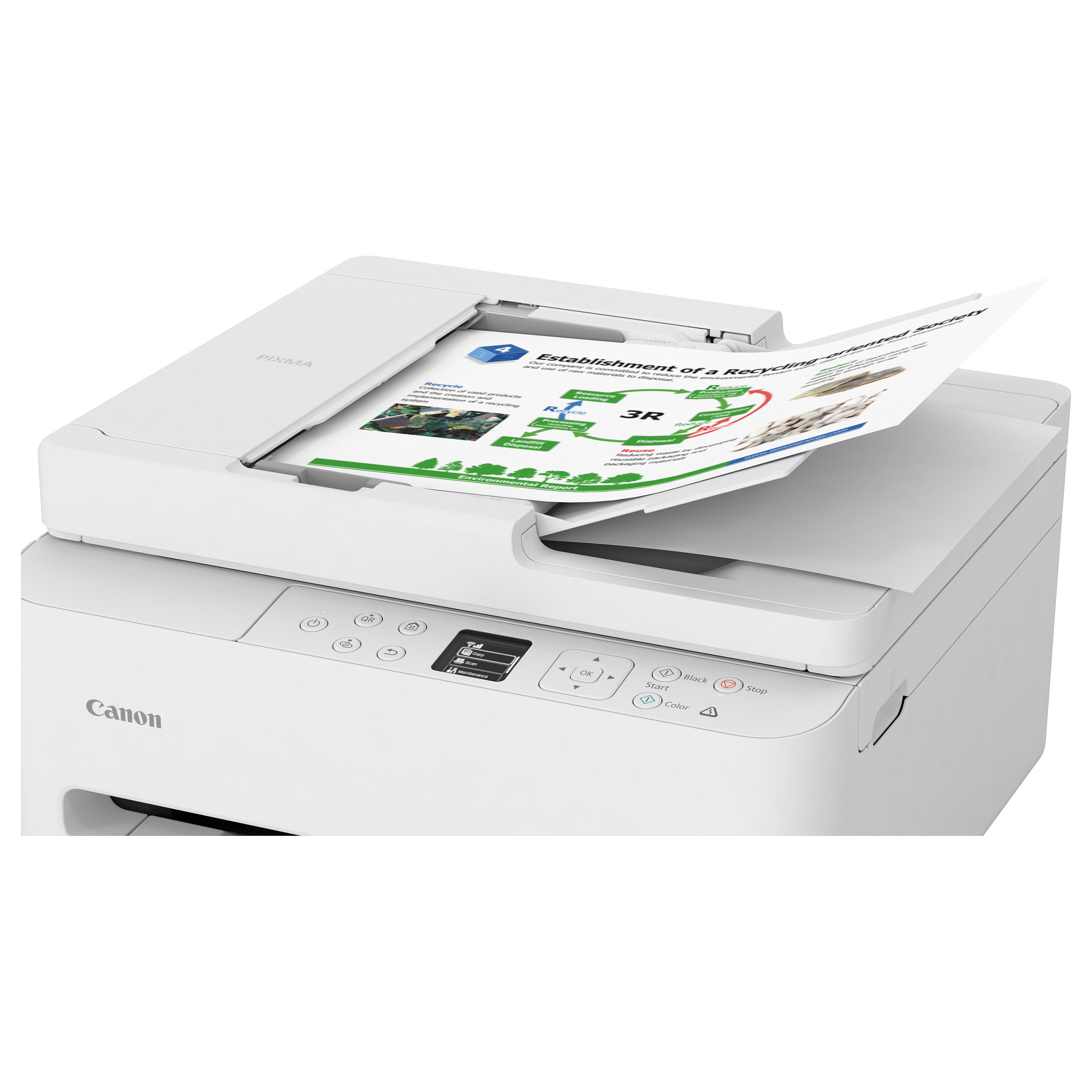 Printer Multifunksional Canon PIXMA TS7550i / 3‑in‑1 / 14ppm / Wi-Fi – Bardhë - 11