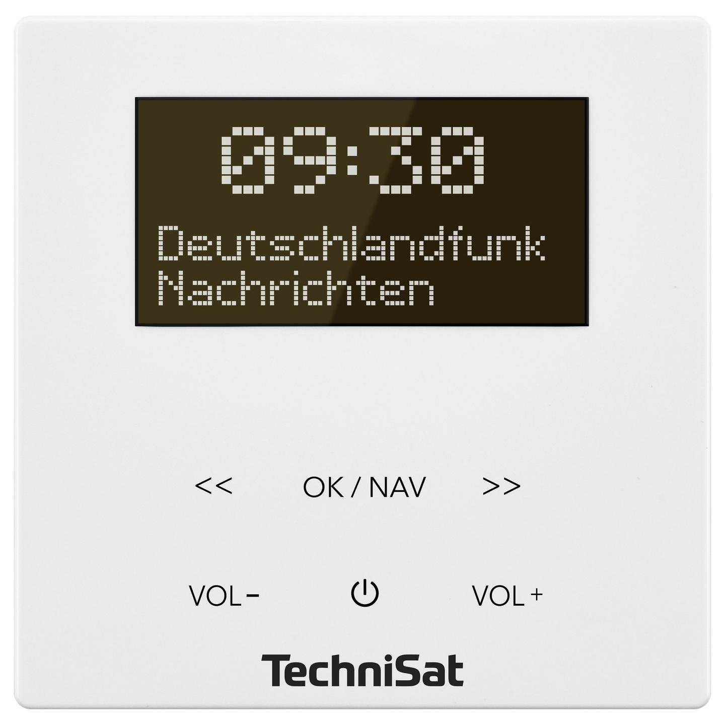 Radio me Alarm Ore TechniSat DIGITRADIO UP 55, DAB+, FM/RDS, Internet Radio, Bluetooth 5.0, Ekran OLED, Montim në Mur - Bardhë - 4