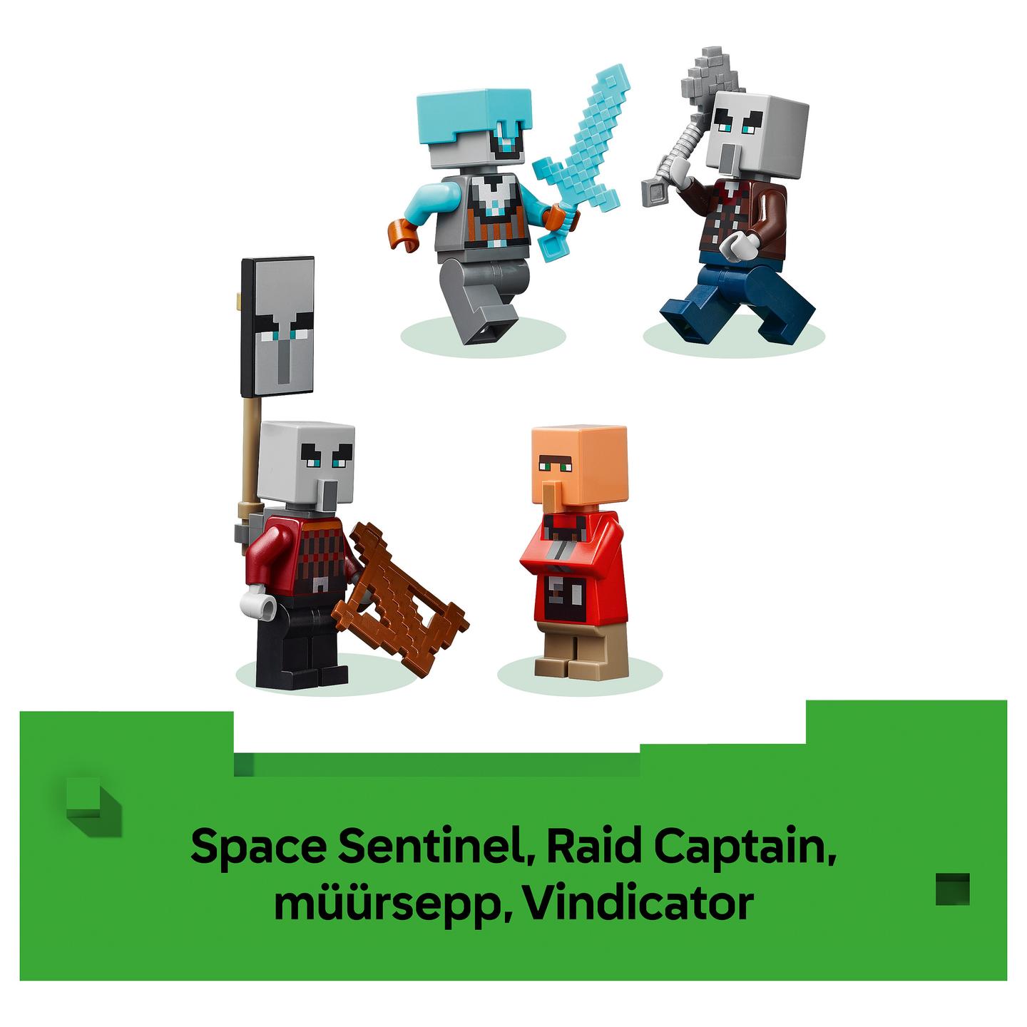 LEGO Minecraft The Pillager Outpost and Ravager - 34