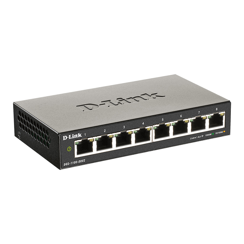 Switch D-Link DGS-1100-08V2 M, 8 porte - 3