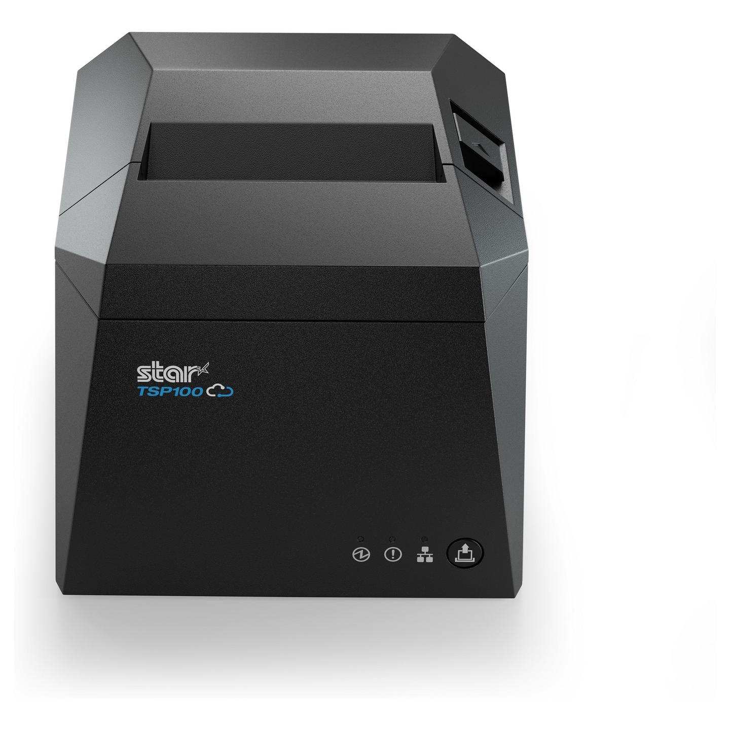 Printer POS Star Micronics TSP143IV UE / Termik Direkt / 203 DPI / 250 mm/s / USB-C / Ethernet LAN / 80 mm – Gri
