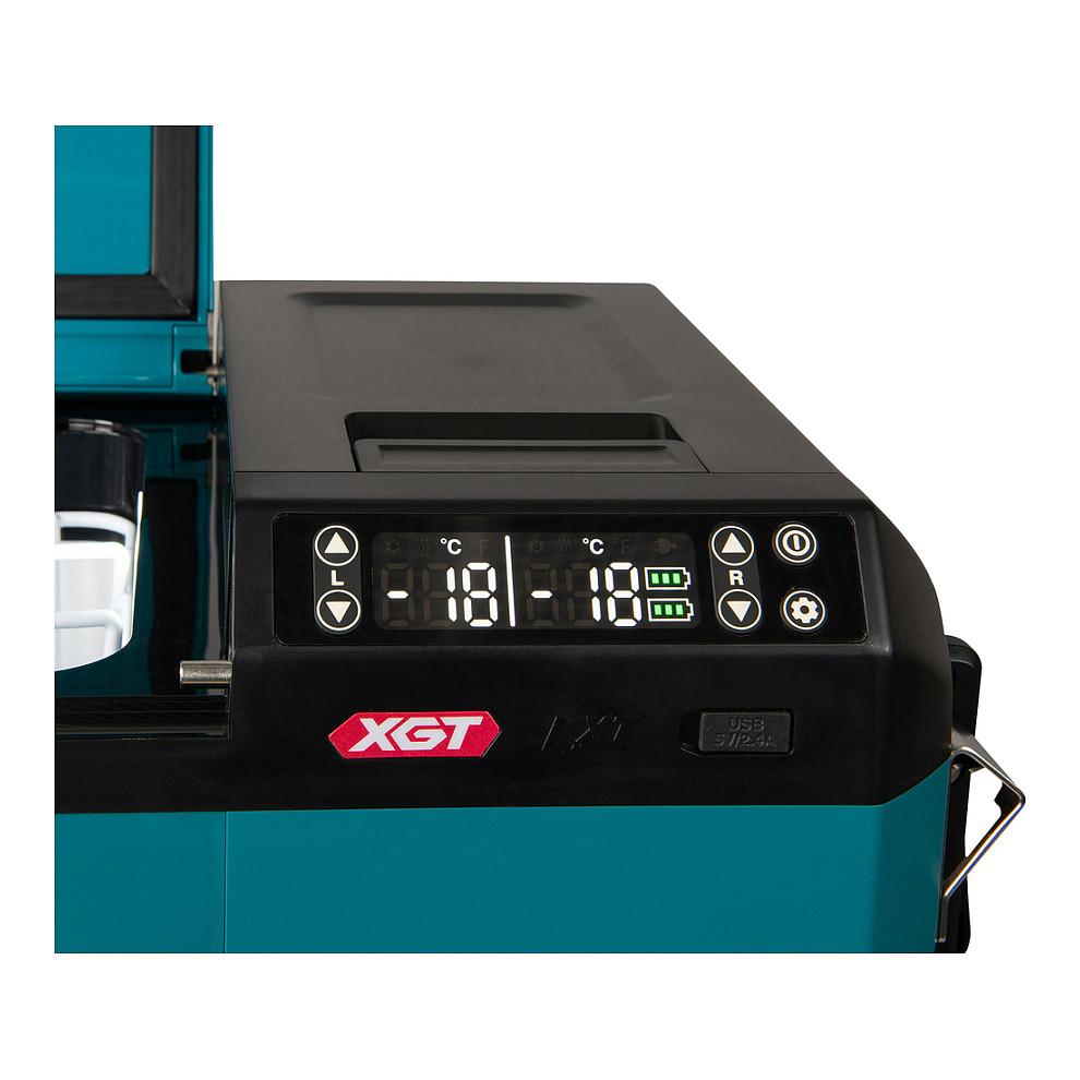 Frigorifer dhe Ngrohës Portativ Makita CW004GZ, 18V/40V, 29L, -18°C deri në 60°C - Blu/Zezë - 16