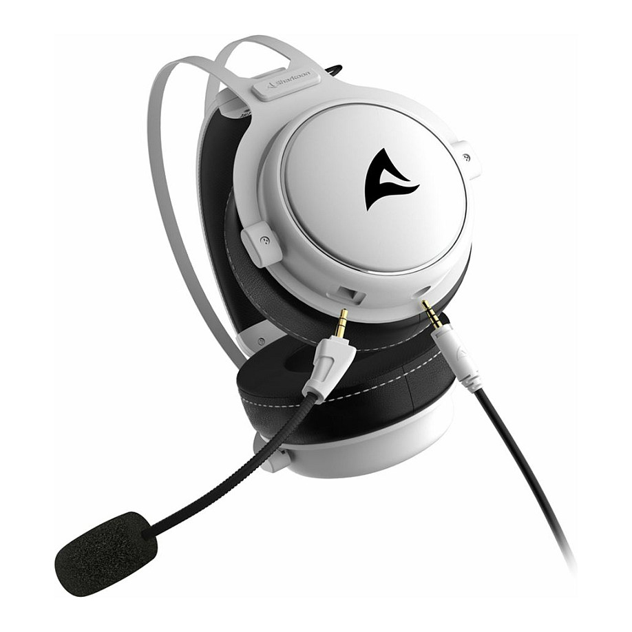 Kufje Gaming Sharkoon Skiller SGH50 Stereo USB / E bardhë - 4