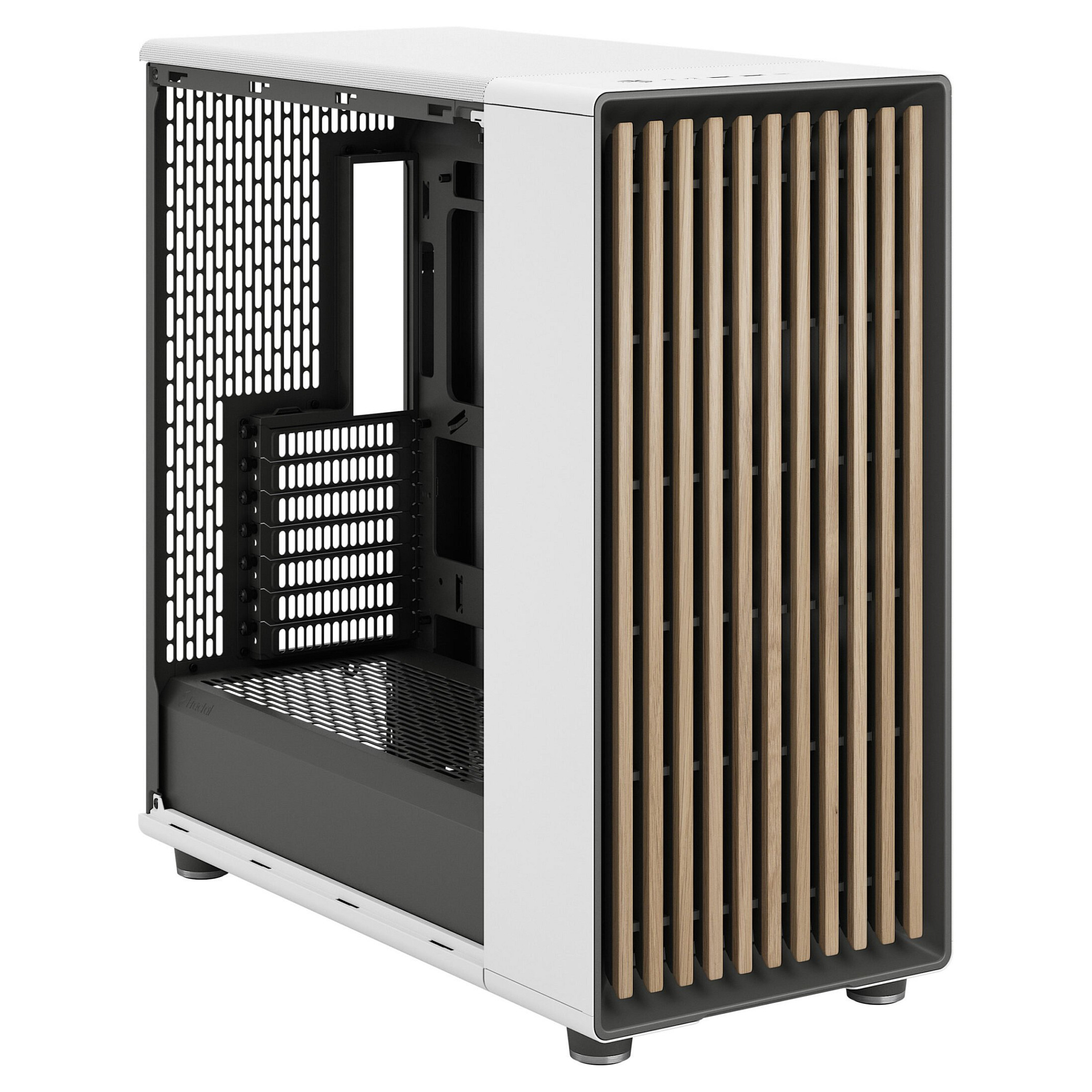Kasë Fractal Design North XL RC TG Clear Mid Tower – Bardhë - 4