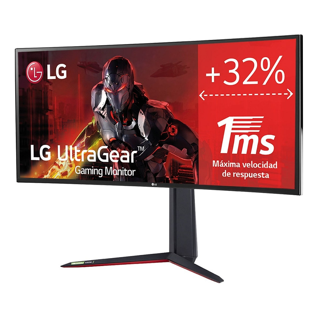 Monitor Gaming LG UltraGear 34GN850P-B / 34" / UltraWide QHD Nano IPS Curved / 160Hz / 1ms / HDMI+DP+USB - Zezë - 2