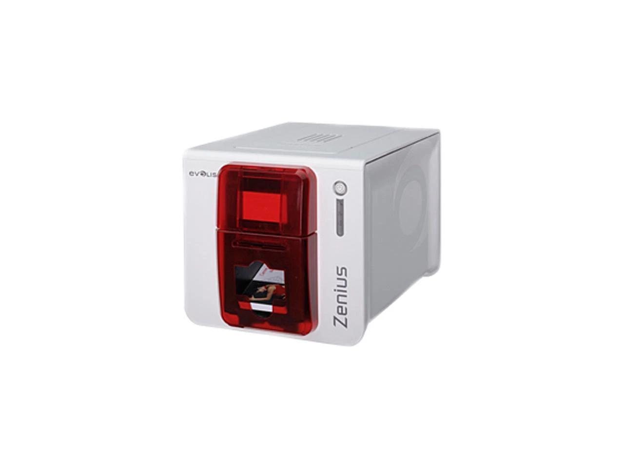 Printer për Karta Evolis Zenius Classic, 300 dpi, USB, njëanësh -Kuqe