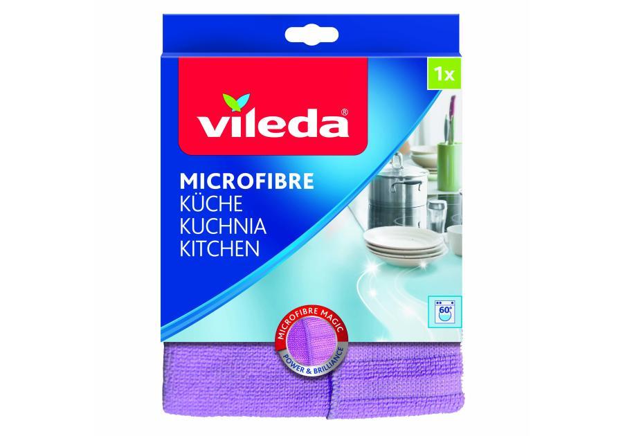 Leckë Mikrofibre për Kuzhinë Vileda 2 në 1 / 32 × 32 cm / 1 copë - Vjollcë - 1