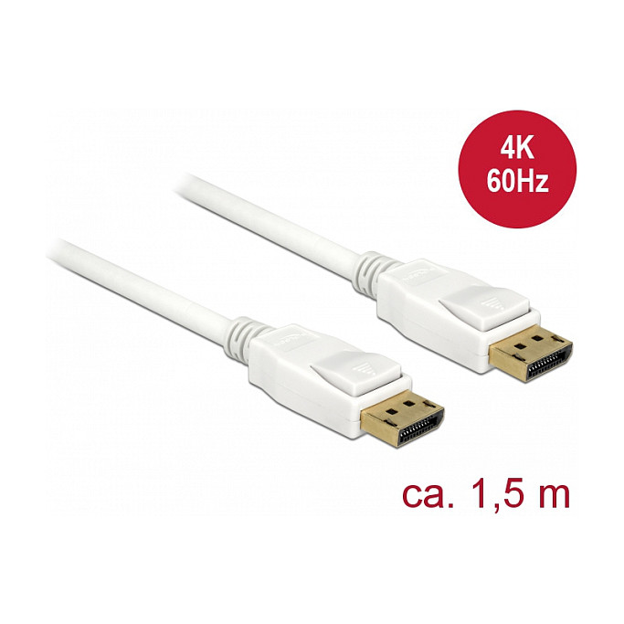 DELOCK Cable DisplayPort 1.2 Plug to DisplayPort Plug - 2
