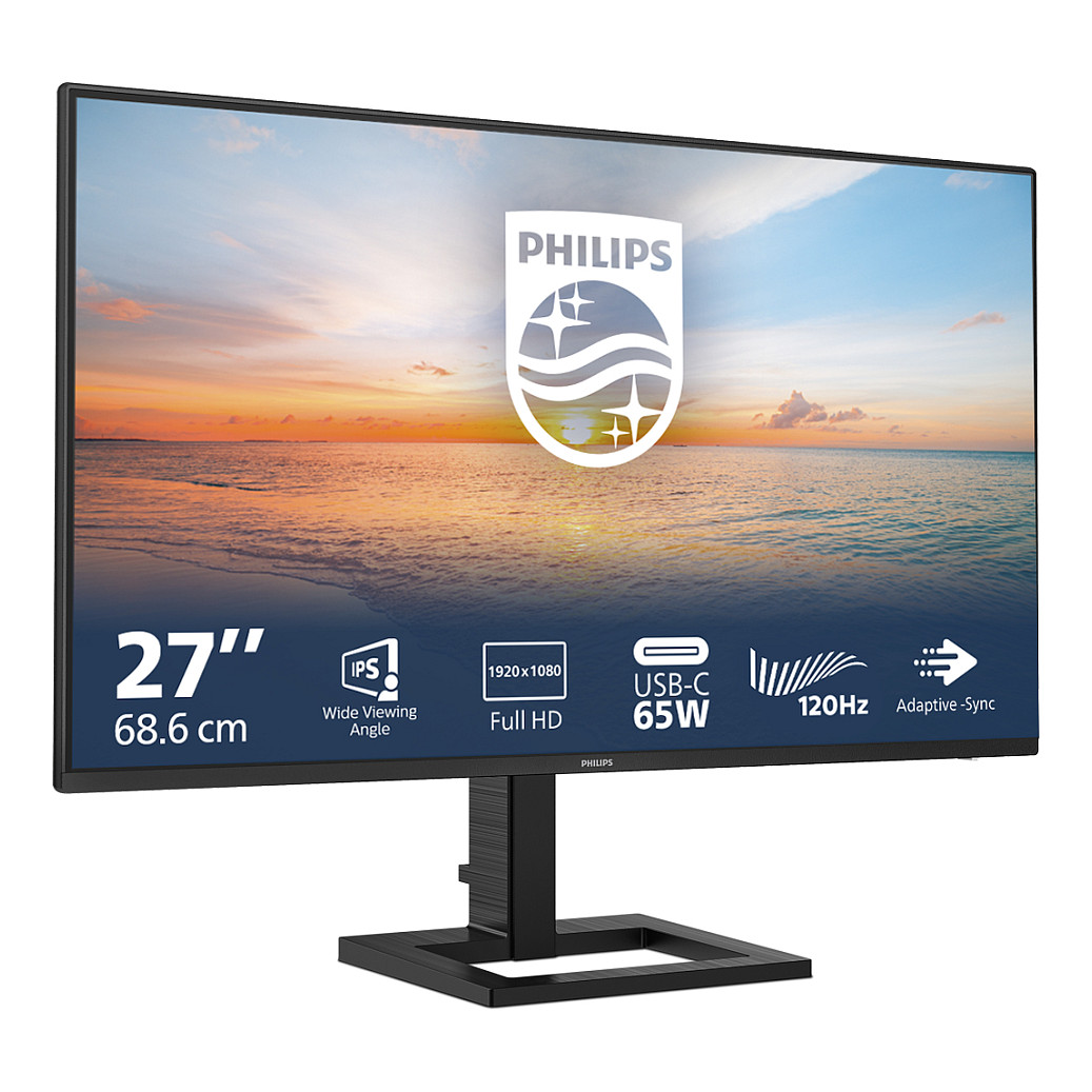 Monitor Philips 1000 Series 27E1N1300AE / 27" / Full HD IPS / 100Hz / 1ms / USB-C+HDMI - Zezë - 2