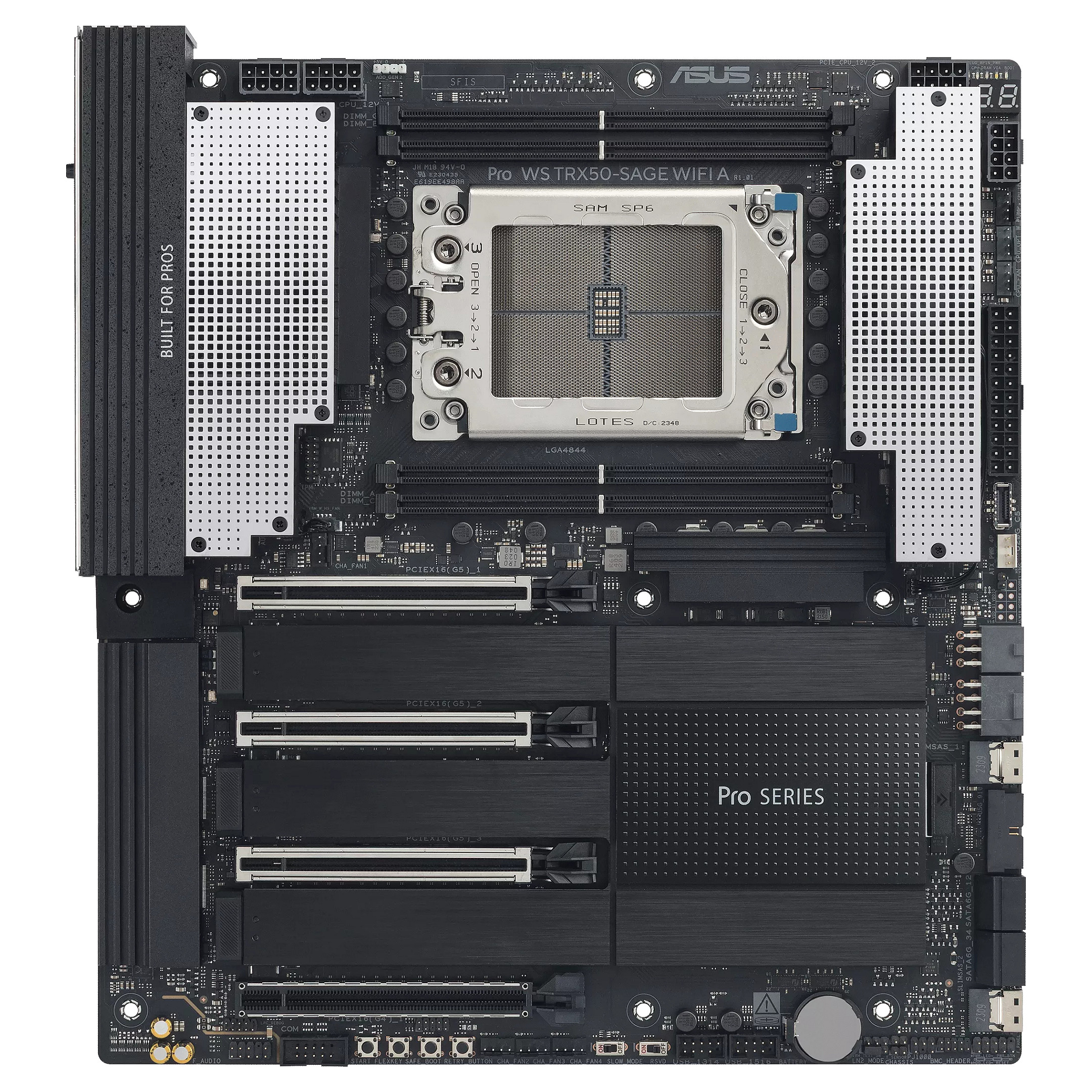 Pllakë Amë Intel ASUS PRO WS TRX50‑SAGE WIFI A / TRX50 / sTR5 / EEB / DDR5 / WiFi - 1