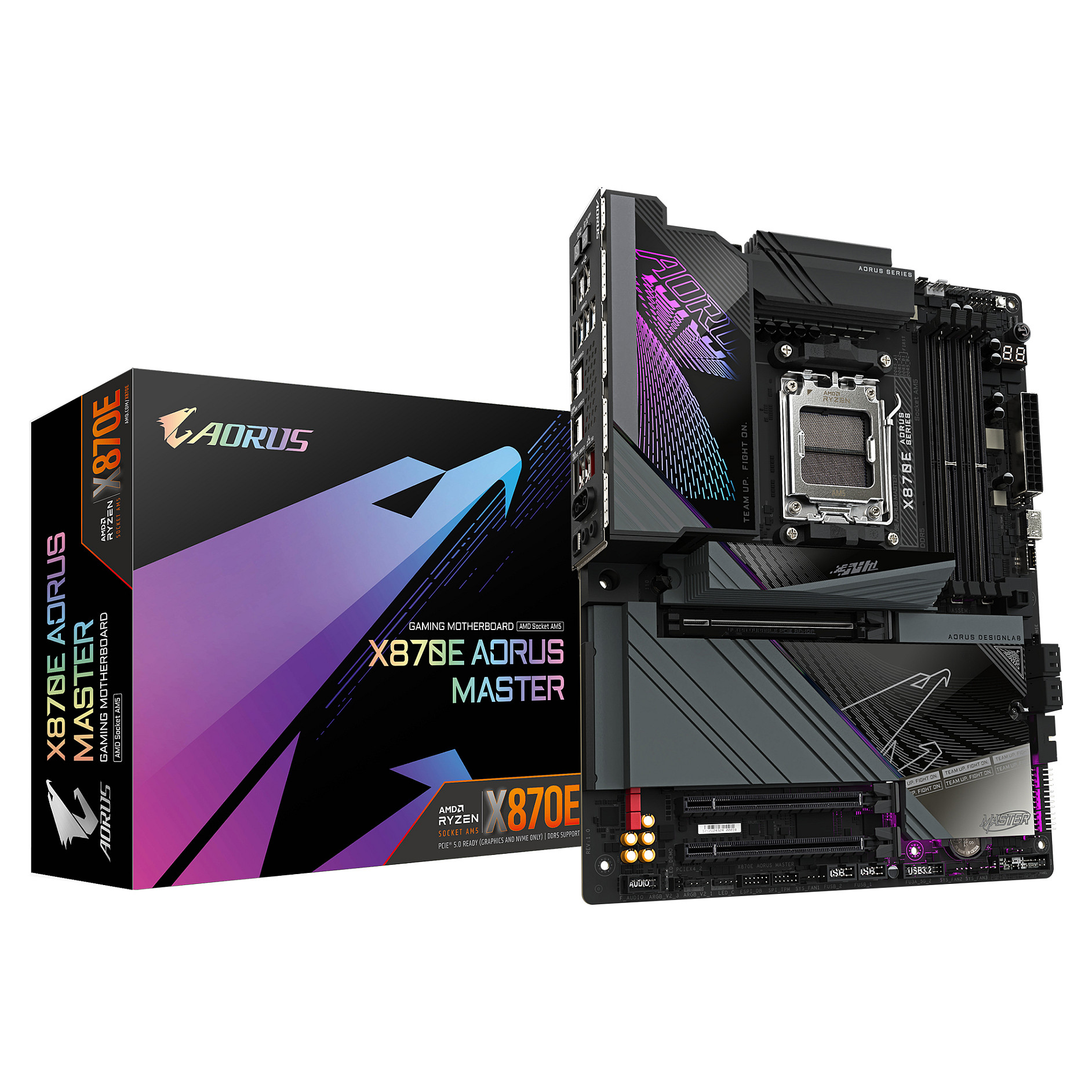 Kartelë grafike AMD GPU Gigabyte AM5 GA-X870E AORUS MASTER ATX - 1