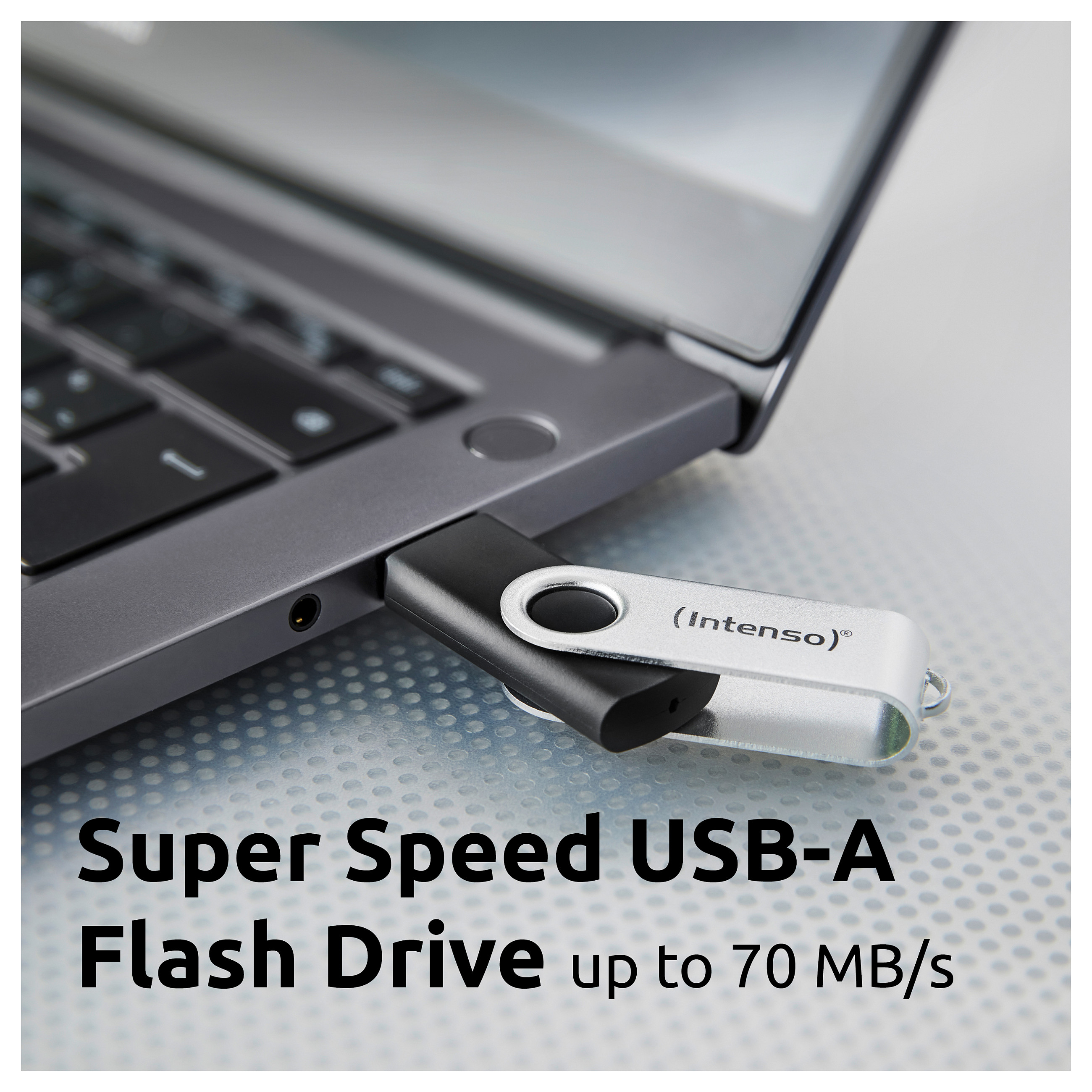 USB Flash Drive / Intenso Office Line / 32 GB / USB 3.2 Gen 1x1 / Argjend - 5