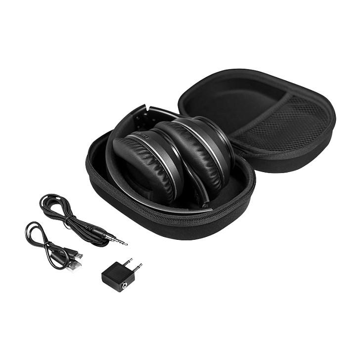 Kufje pa kabllo LogiLink BT0053 / On-Ear / Bluetooth 5.0 / ANC / 40 mm / 15 orë – Zezë - 5
