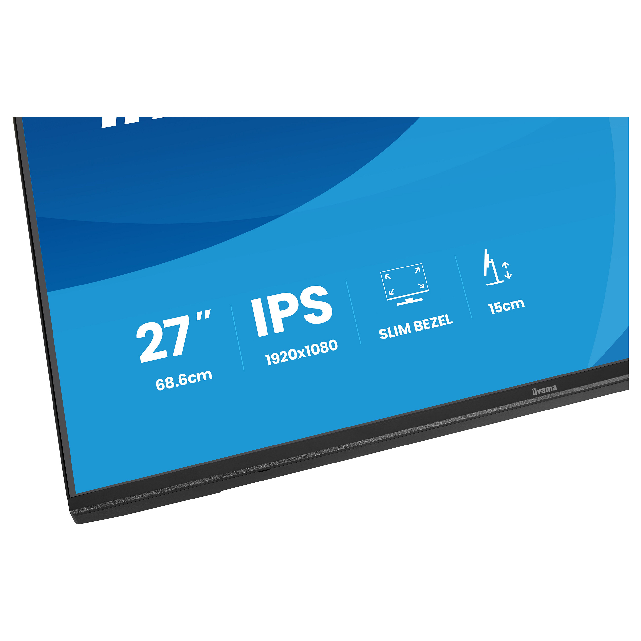 Monitor iiyama ProLite XB2797HSU-B1 / 27"/ Full HD IPS / LED / 120 Hz / 4 ms / HDMI+USB+DP- Zezë - 11