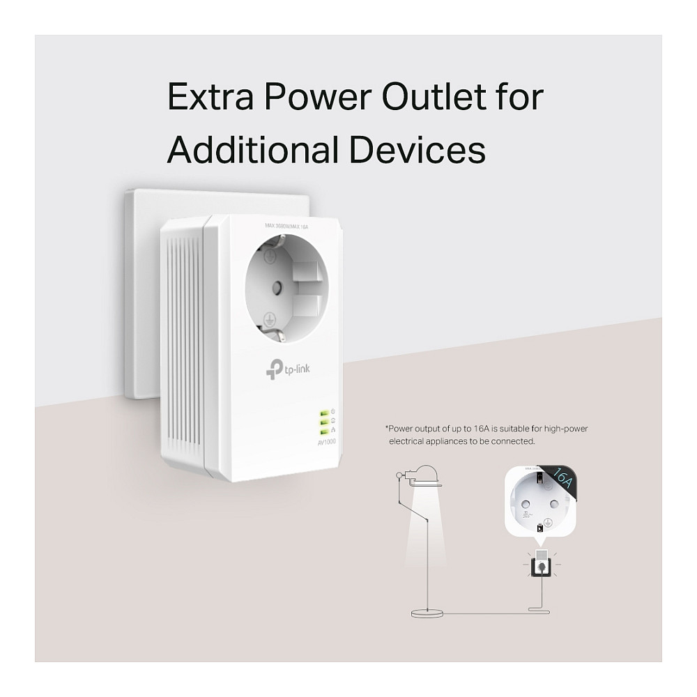 Power-LAN TP-Link PA7017P AV100 Adapter Kit - 6