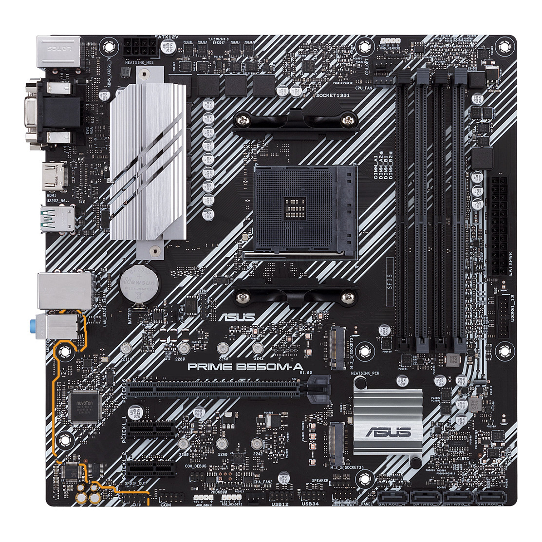 Pllakë Amë AM4 ASUS PRIME B550M-A/CSM - 2