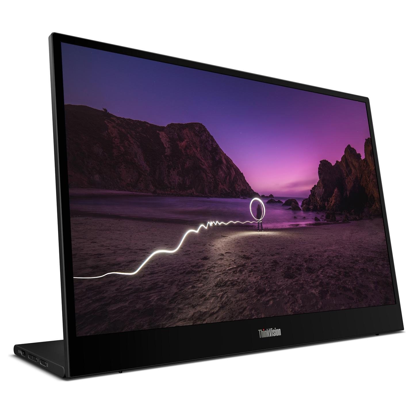 Monitor Portativ Lenovo ThinkVision M16 / 16" / WUXGA IPS / 60Hz / 8ms / USB-C - Zezë - 4