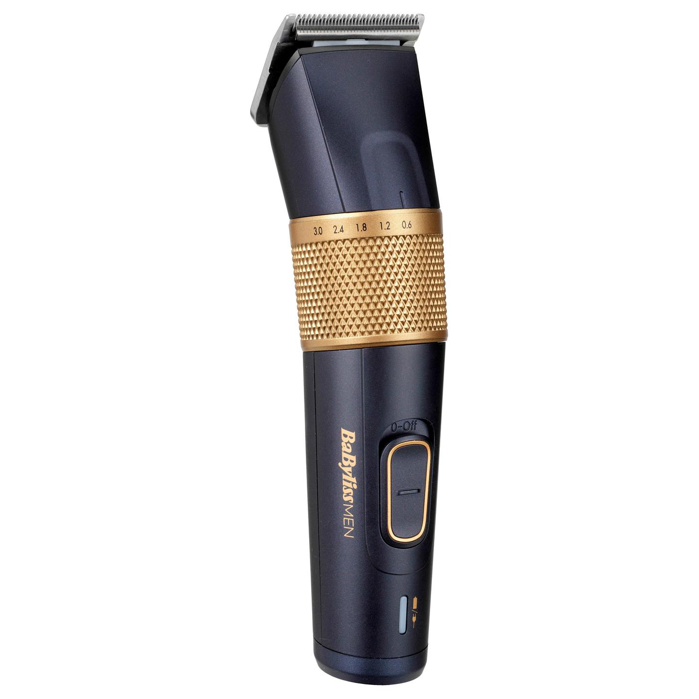 Makinë e rrojës BaByliss E986E Lithium Power / CarboTitanium XL 45 mm / 45 Gjatësi / 0.6–28 mm / 160 Min – Zezë/Gold