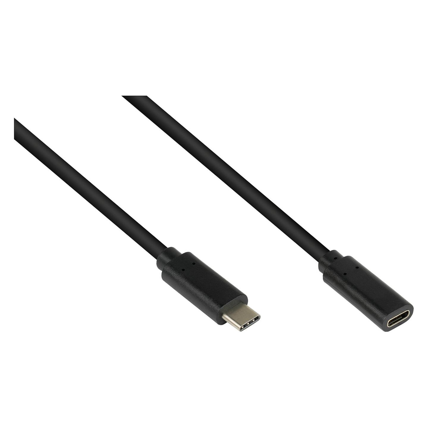 Kabllo USB Alcasa 2831-CV005S / USB-C në USB-C / USB 3.2 Gen 2 / 10 Gbit/s / 0.5m / Ekranizim magnetik - Zezë - 1