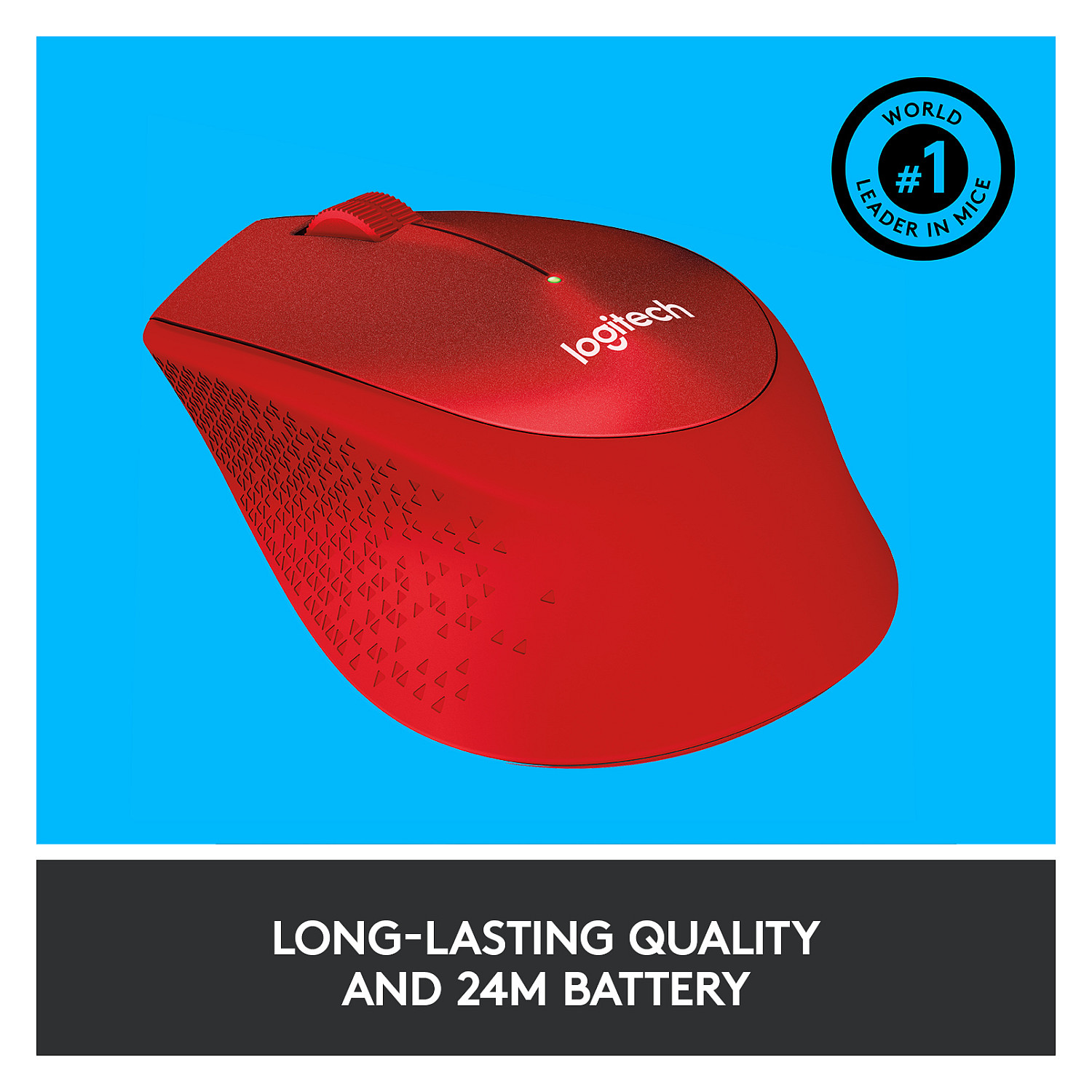 Maus Logitech M330 SILENT PLUS - Kuqe - 6