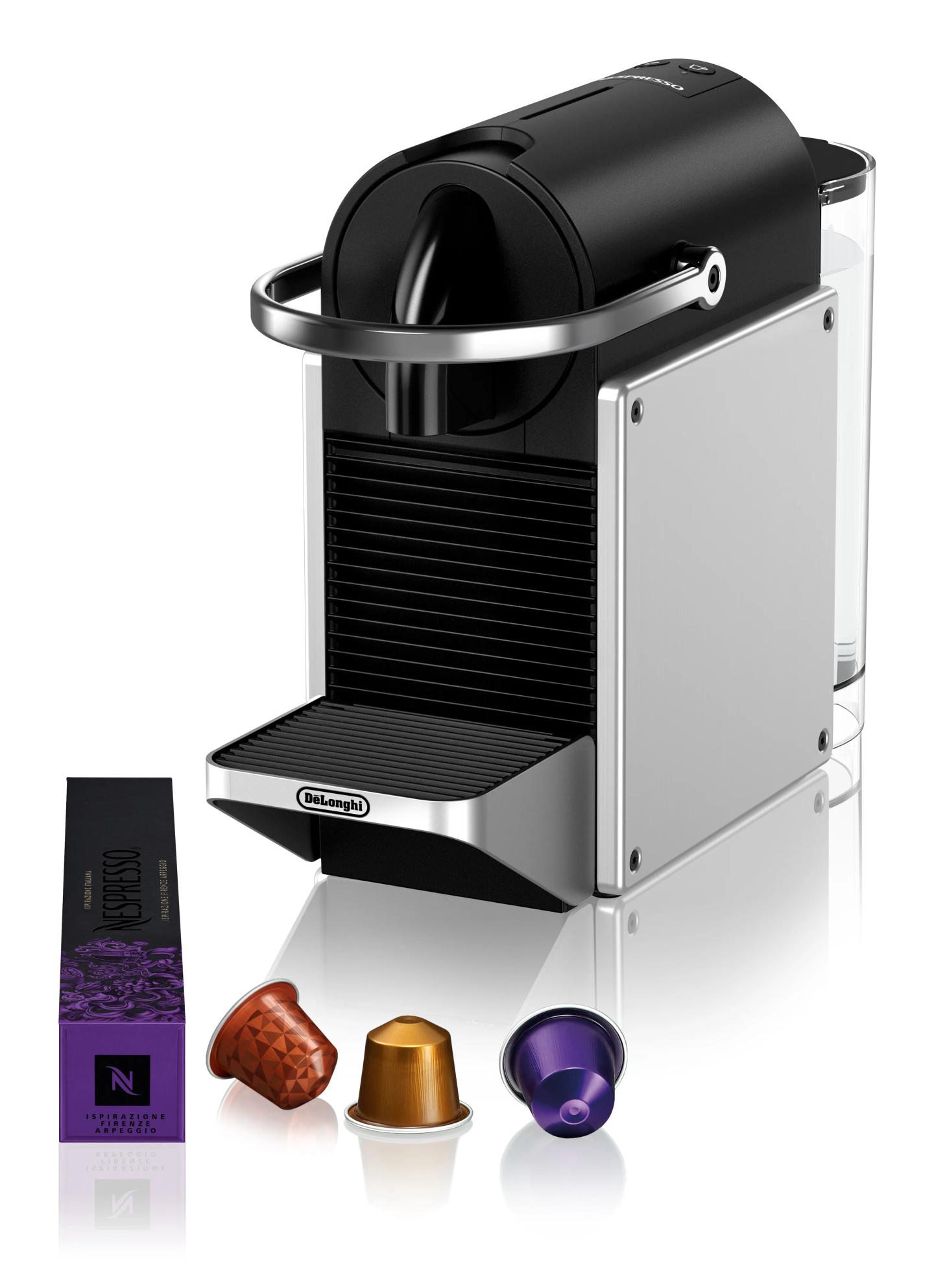 Aparat për kafe De'Longhi Pixie / Kapsula Nespresso / 19 Bar / 1L – Argjend - 2