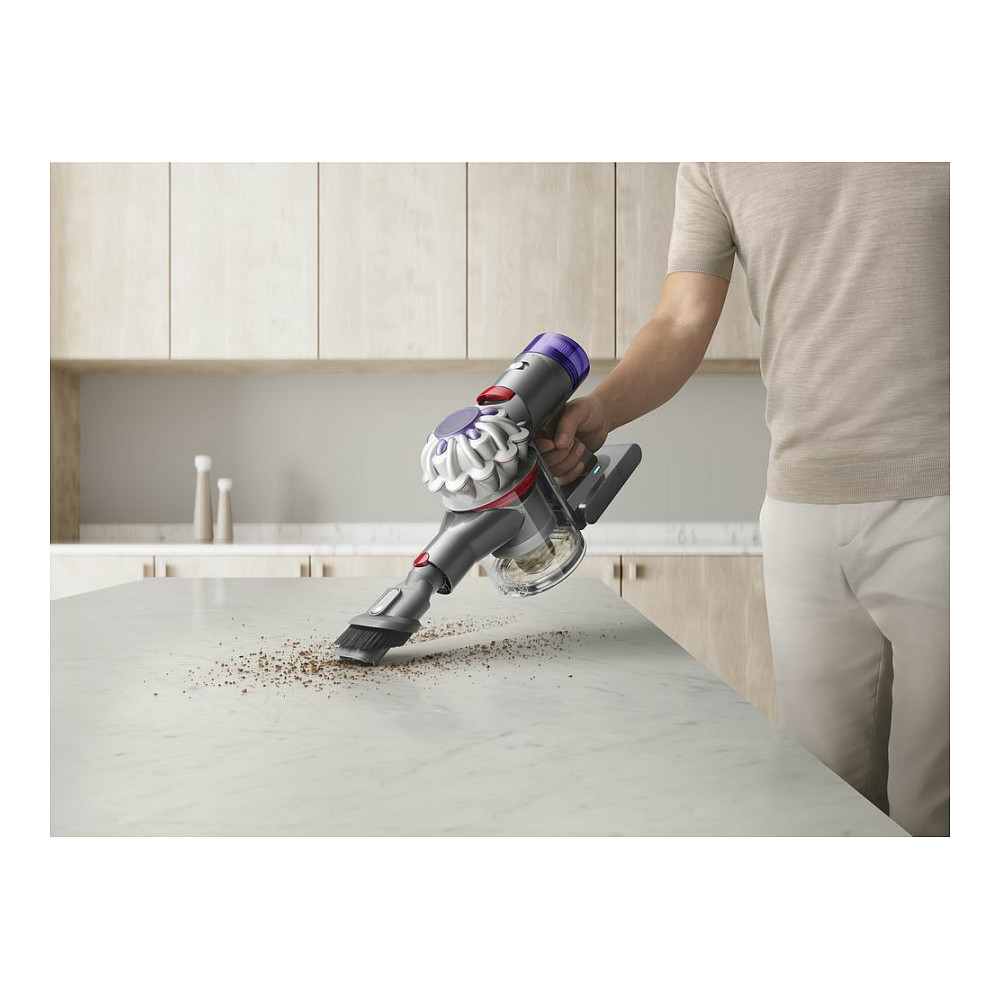 Fshesë me Vakum Dyson V8 Advanced / 130AW / 40min / 0.54L / 15 Cyclones / Motorbar / HEPA - Argjend/Vjollcë - 8