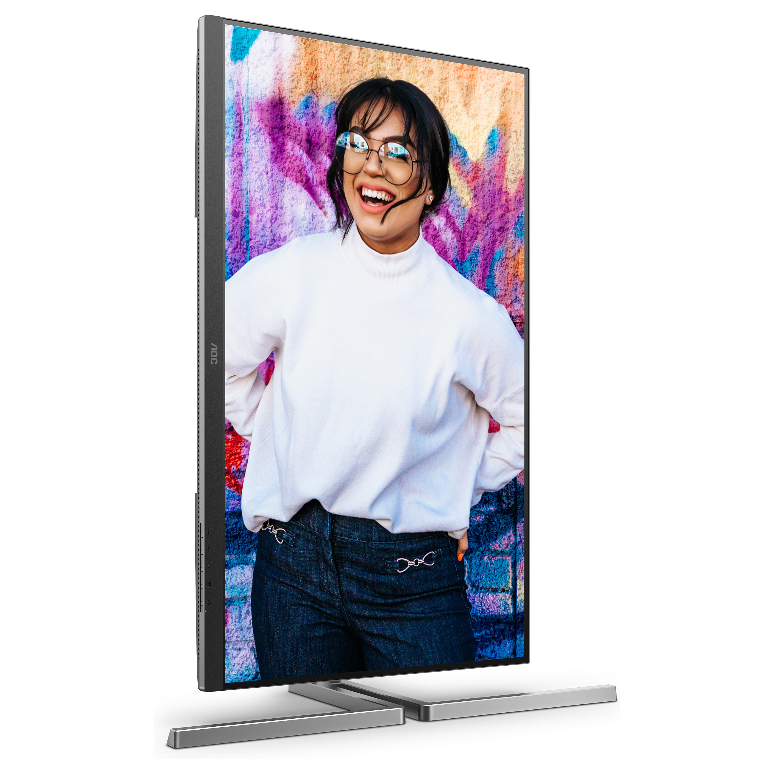 Monitor AOC U32U3CV / 31.5" / 4K UHD IPS / 60Hz / 4ms / HDMI+DisplayPort+USB-C - Zezë - 8