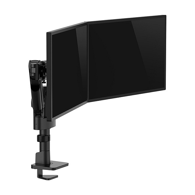 Mbajtëse për Monitor Neomounts / 2 Monitorë / 24"-34" / 11kg për Monitor / VESA 75x75-100x100 / Full Motion / Gas Spring / Tavolinë - Zezë - 13