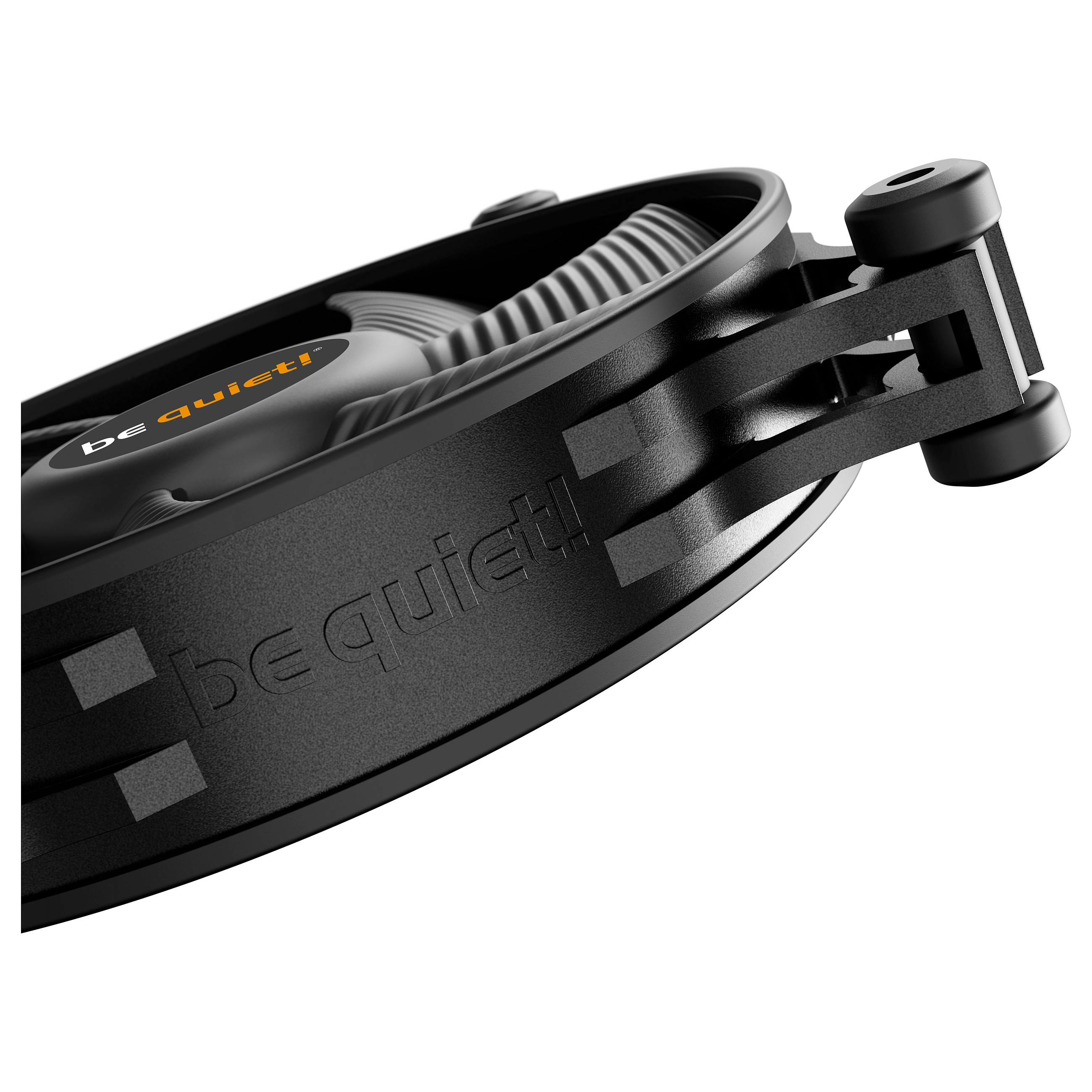 Ftohës për Kasë be quiet! Shadow Wings 2 / 120mm / 25mm / 1100 RPM / PWM / 38.5 CFM / 0.82 mmH₂O – Zezë - 3