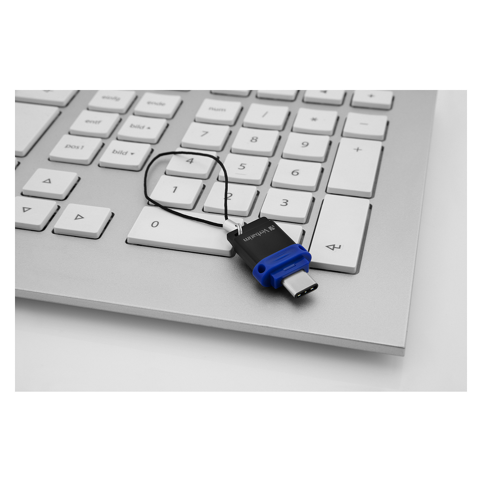 USB Flash Drive STICK 32GB Verbatim 3.0 Store'n Go Dual Drive USB TypC - e zezë - 3