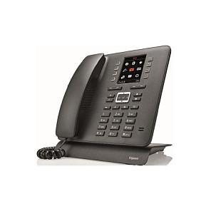Telefon VoIP Gigaset T480HX / S30853-H4007-B131 / DECT / GAP / CAT-iq 2.0 / Ekran TFT 2.8" / 500 Kontakte / Bluetooth / Hands-Free / 8 Taste të Shpejta – Zezë