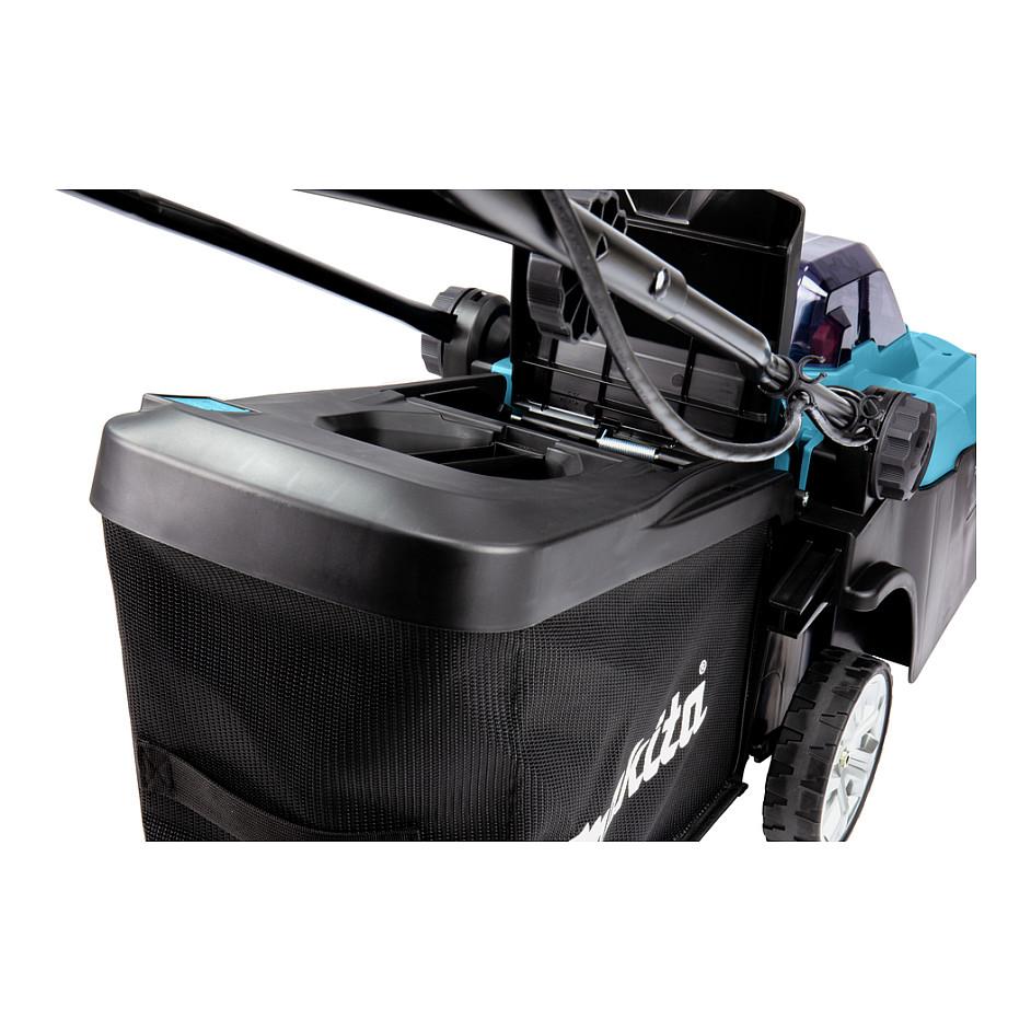 Kositëse Makita DLM382PM2, 36V, Gjerësi Prerjeje 38cm, Kosh 40L, 2x4Ah - Blu/Zezë - 6