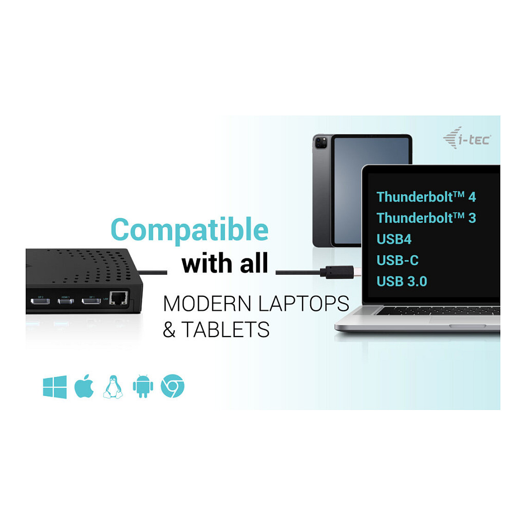 DockingStation I-TEC Thunderbolt 14-in-1 USB-C/ 100W PD - 11