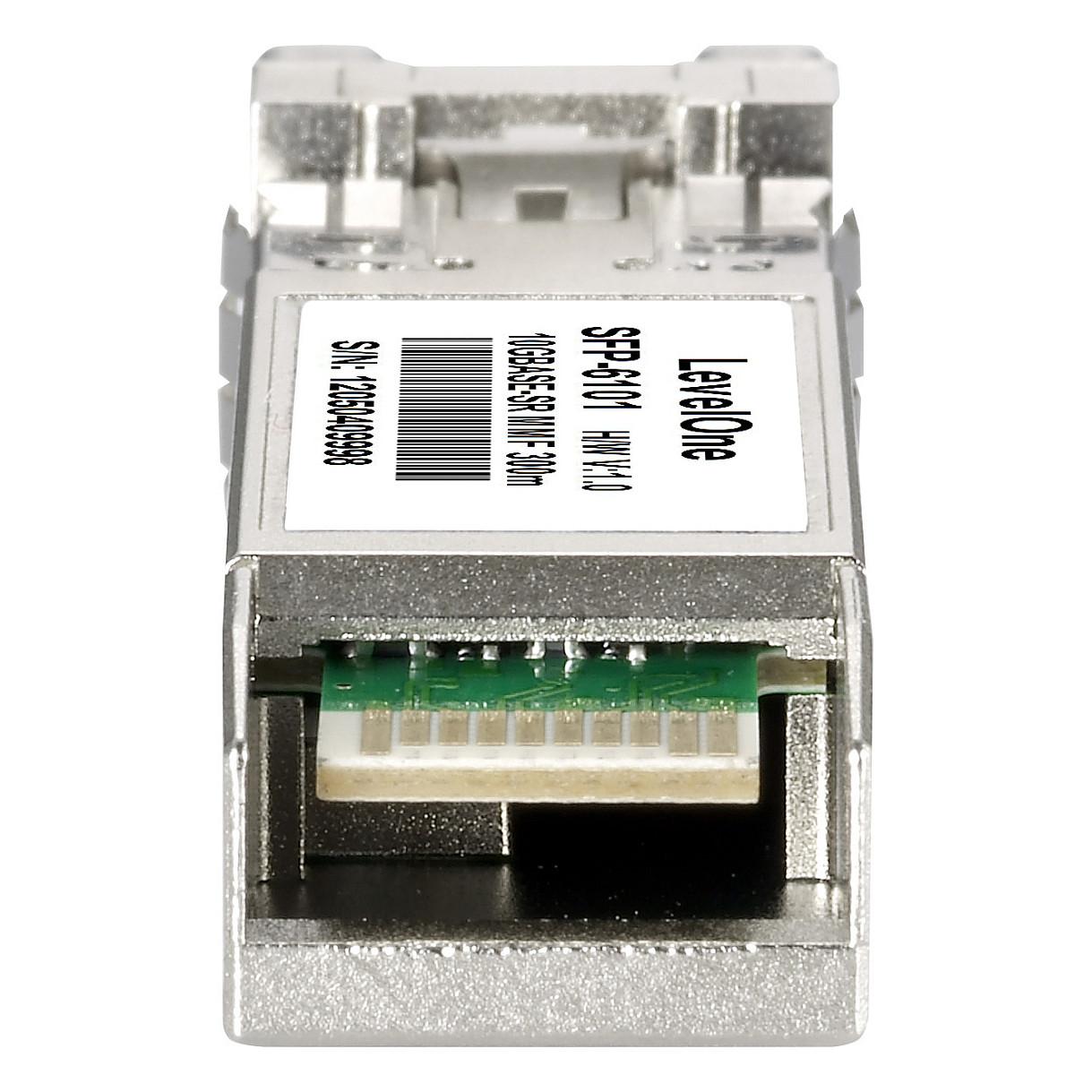 Transceiver LevelOne SFP-6101, SFP+, 10Gbps, 10GBASE-SR, Multi-Mode, LC Duplex, 850nm, deri në 300m - Argjend - 3