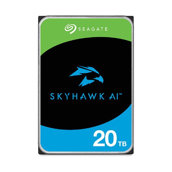 HDD të brendshme SEAGATE Surveillance Video Optimized AI Skyhawk 20TB HDD SATA 6Gb/s 512MB cache 3.5inch CMR Helium - 1