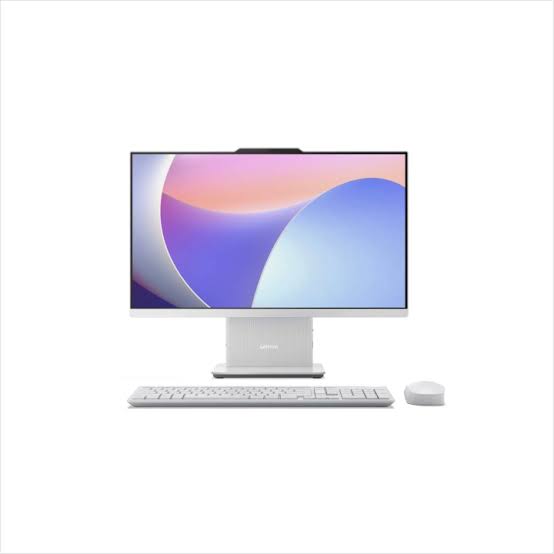 AIO Lenovo IdeaCentre 24ARR9 / Ryzen 5 7535HS / 16GB DDR5 / 512GB / 23.8" Full HD IPS 100Hz / Radeon 660M / Tastierë + Maus - Cloud Grey