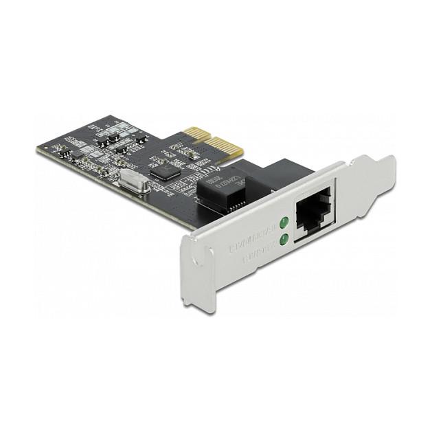 Karta të Rrjetit Delock 89564 / PCIe 2.1 x1 / 1x 2.5 Gigabit LAN RJ45 / 2.5Gbps / Realtek RTL8125B / Low Profile - 2