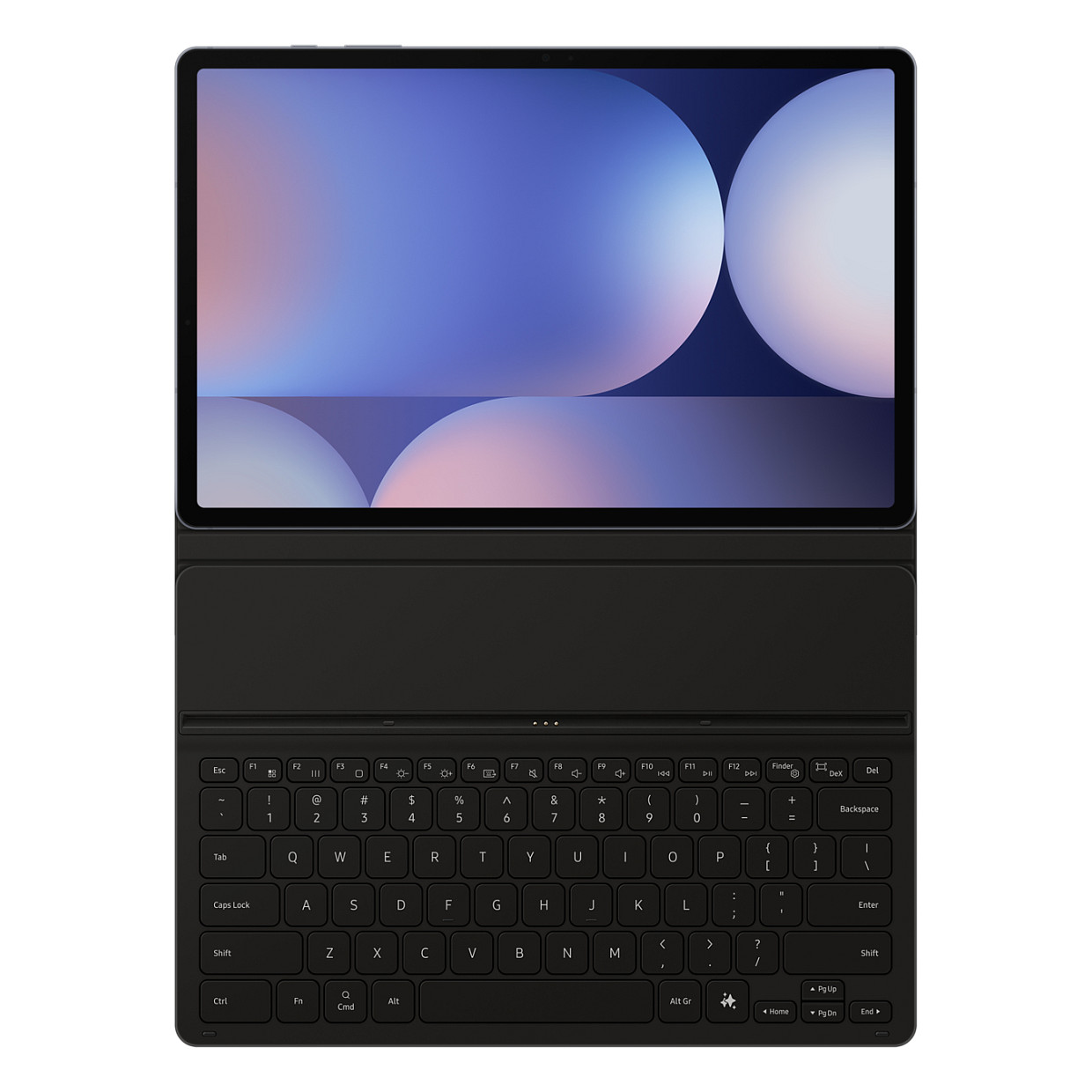 Aksesorë për tablet Samsung Book Cover Keyboard Slim për Tab S10+/S9+ të zezë - 11