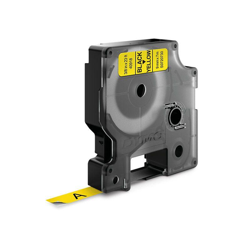 Shirit për Printer 3D Dymo Colour Ribbon 40918 / S0720730 - Zezë mbi Verdhë - 2