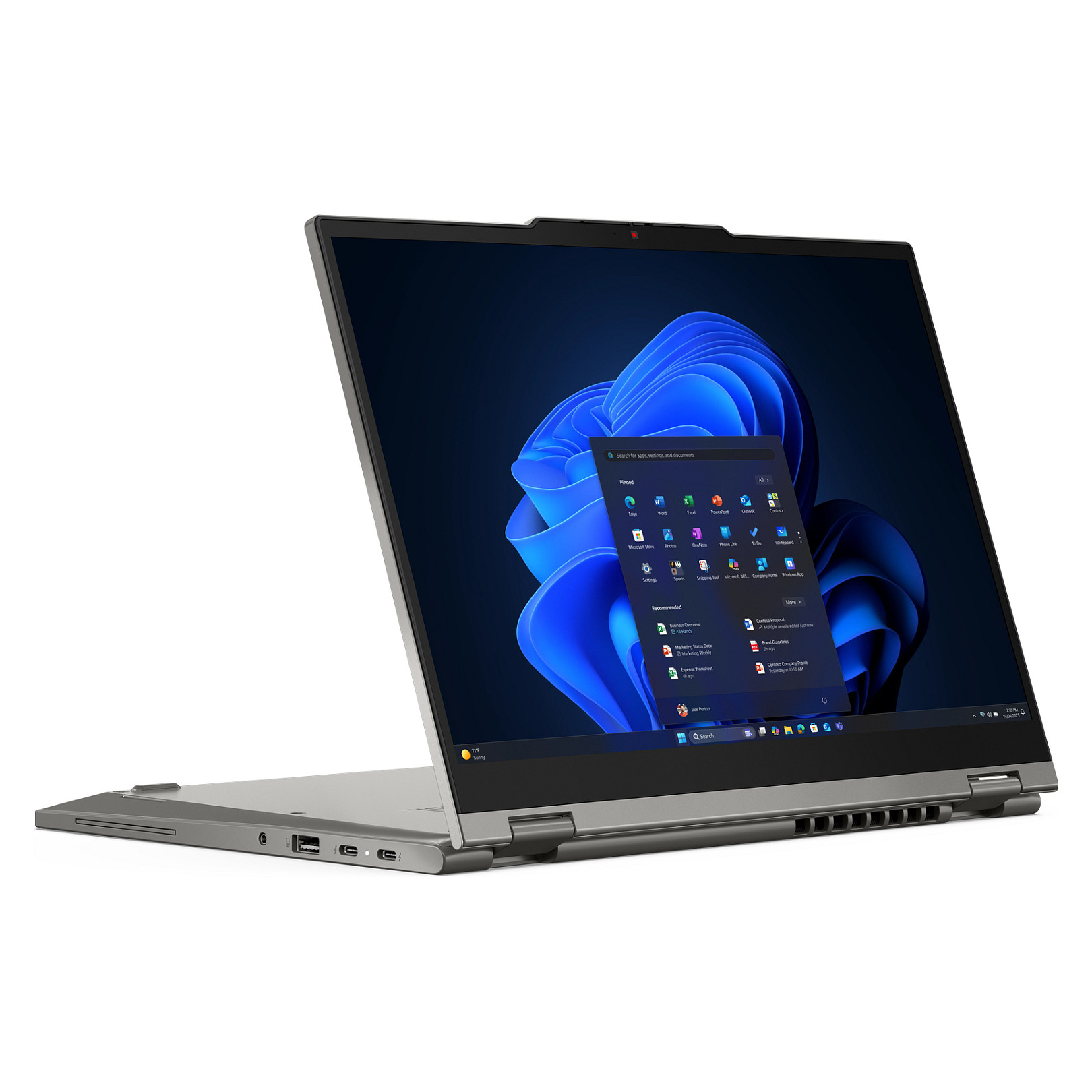 Laptop Lenovo ThinkPad L13 2 in 1 G6 / Ultra 7 255U / 32GB LPDDR5 / 1TB / 13.3" WUXGA IPS Touchscreen / Intel Graphics / DE  - Gri - 14