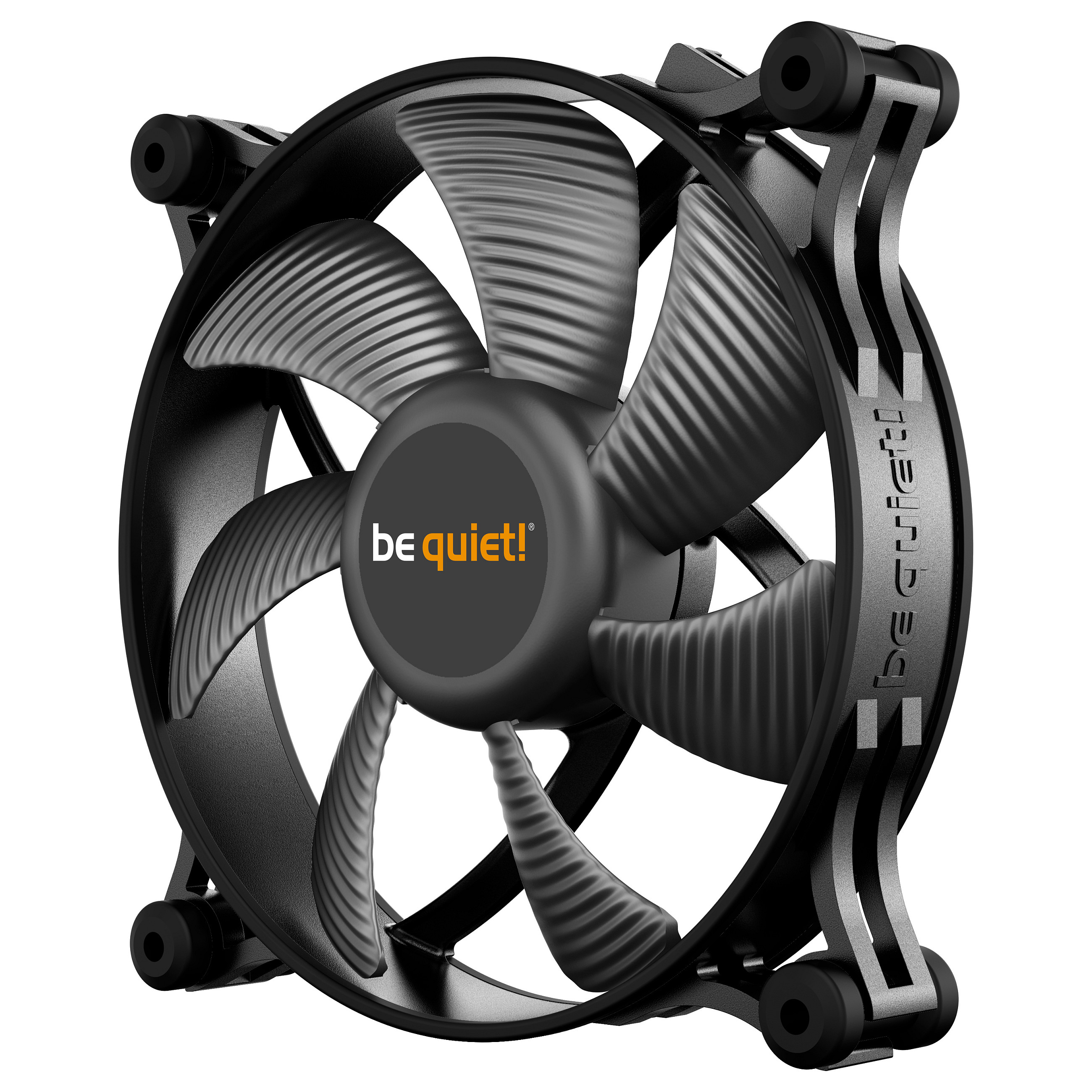 Ftohës për Kasë be quiet! Shadow Wings 2 / 120mm / 25mm / 1100 RPM / PWM / 38.5 CFM / 0.82 mmH₂O – Zezë - 2