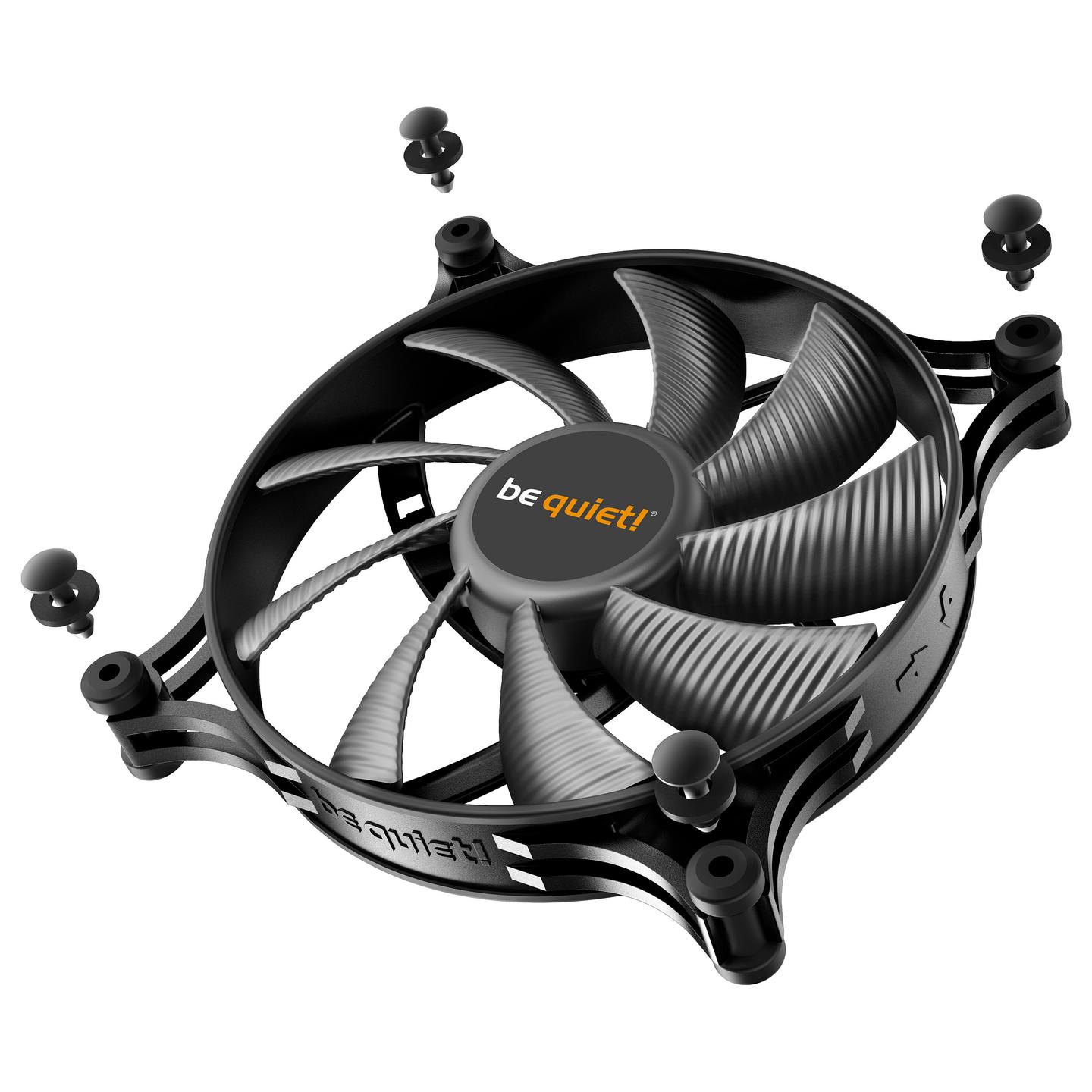 Ftohës për Kasë be quiet! Shadow Wings 2 / 140mm / 900 RPM / PWM – Zezë - 4
