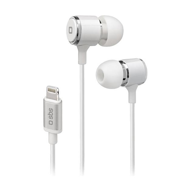 Kufje me kabllo SBS TEINEARLIGHTW / In-Ear Stereo / Lightning / Mikrofon / 1.2 m – Bardhë - 2