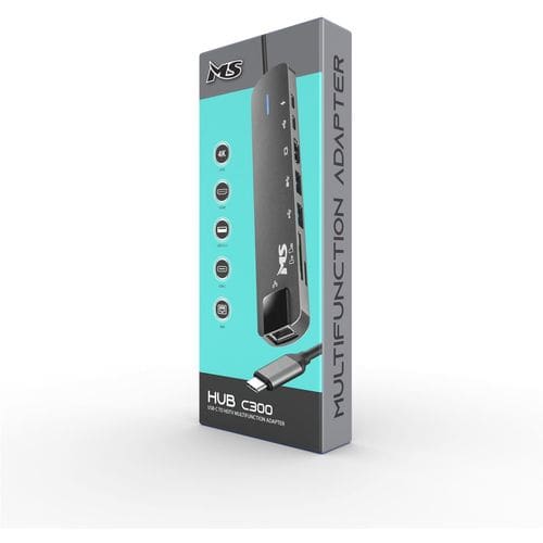 Docking Station MS C300 / HDMI / USB3.0 / USB2.0 / PD / USB TYPE-C / SD / RJ45 / 100 M - 4
