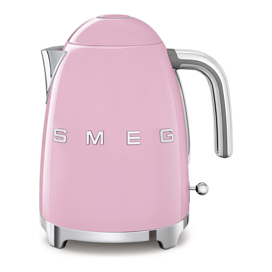 Çajnik Elektrik Smeg KLF03PKEU, 1.7L, 2400W, 360° – Rozë