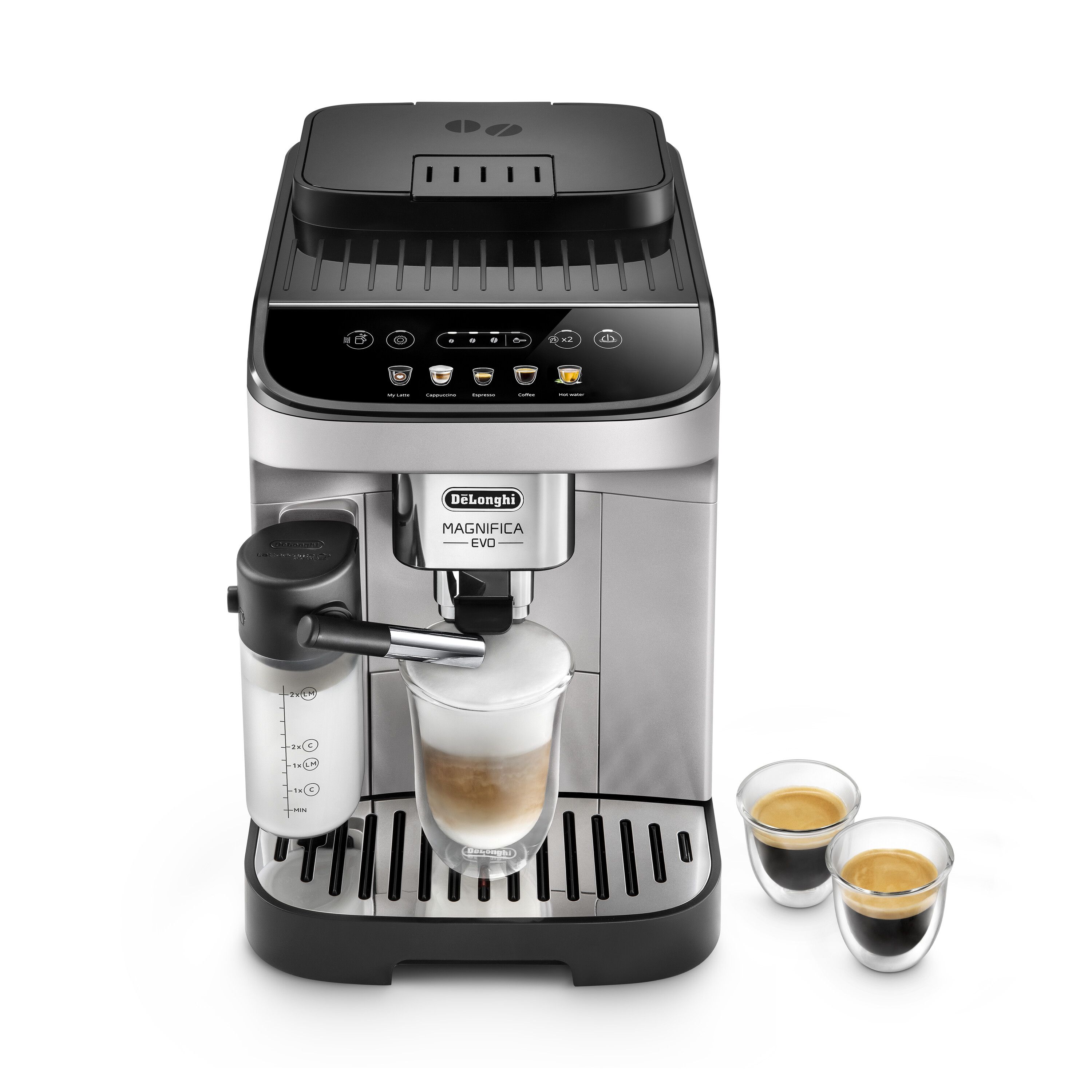 Aparat për kafe De'Longhi Magnifica Evo / Auto / 15 Bar / 1.8L – Argjend/Zezë