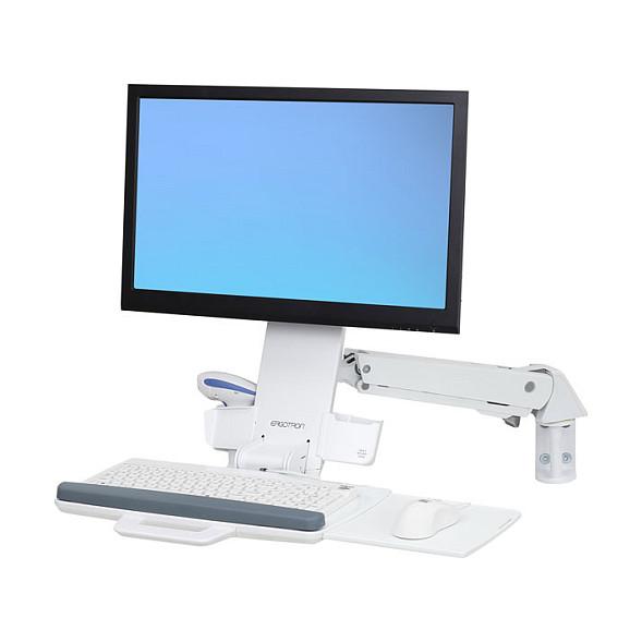 Mbajtëse për Monitor Ergotron StyleView 45-266-216, 1 Monitor, deri 24", 13.2kg, VESA 75 × 75 / 100 × 100mm - Bardhë