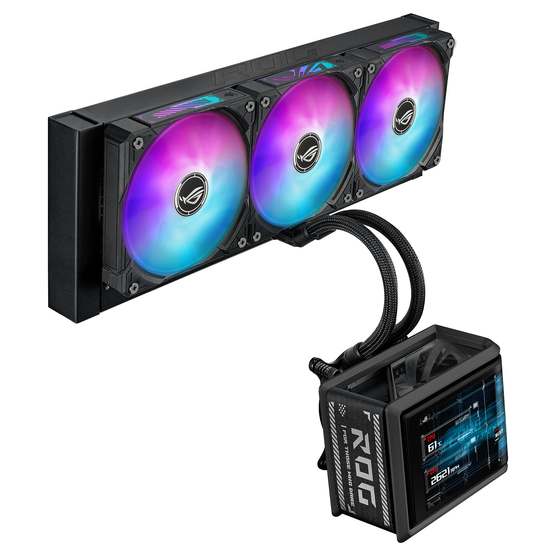 Ftohës për Procesor ASUS ROG Ryuo IV SLC 360 ARGB - Zezë - 12