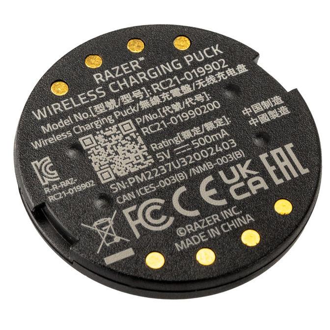 Modul Karikimi pa Kabllo Razer Wireless Charging Puck, për Basilisk V3 Pro, Cobra Pro, Naga V2 Pro – Zezë - 2