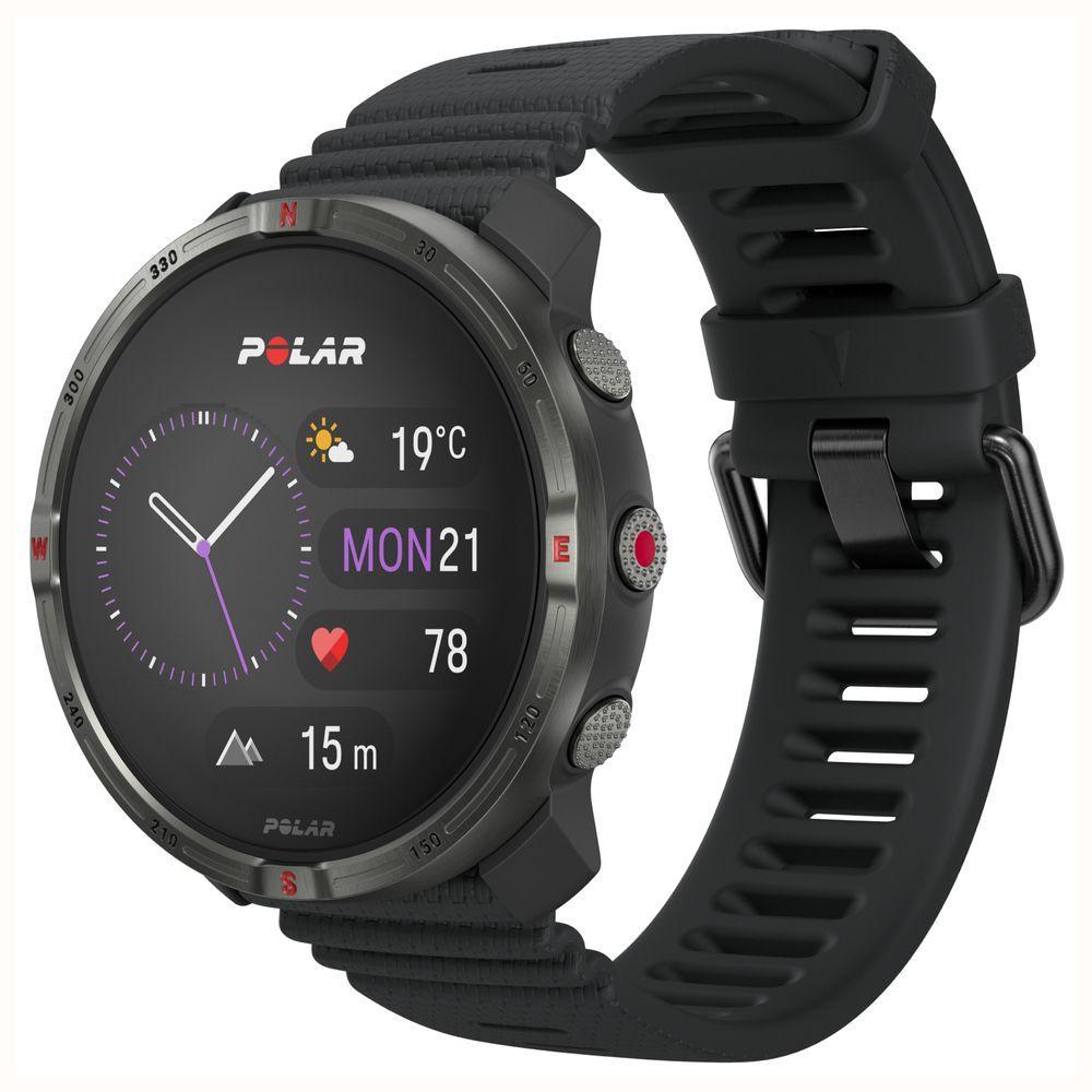 Orë e Mençur Polar Grit X2 / 45 mm / GPS / Bluetooth - Zezë